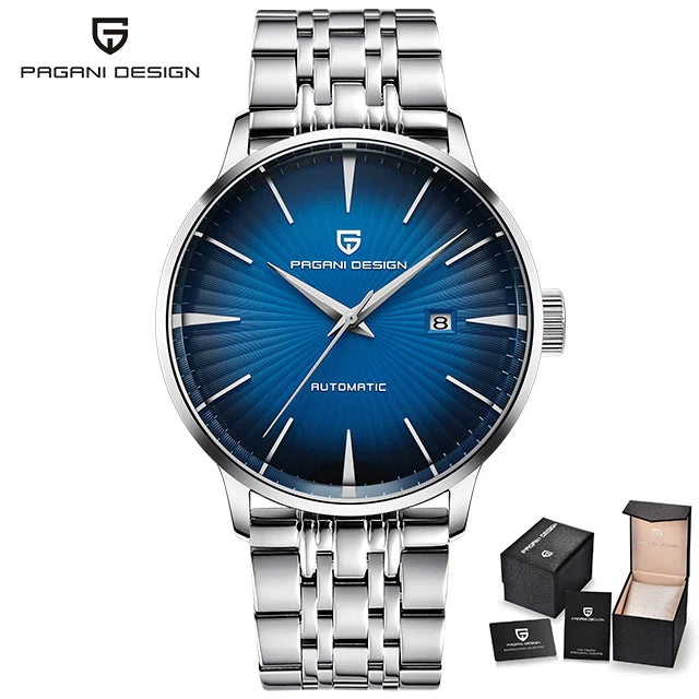 2025 New PAGANI DESIGN Men's Watches Fashion Sports Gold Watch For Men Automatic Mechanical Wristwatches Men Waterproof Leather