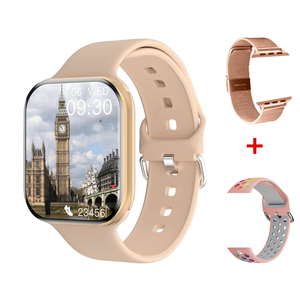 2025 GPS Smart Watch Women Series 10 Screen Bluetooth Call Heart Rate Blood Pressure Men Smartwatch for Apple Watch IWO Watch 10