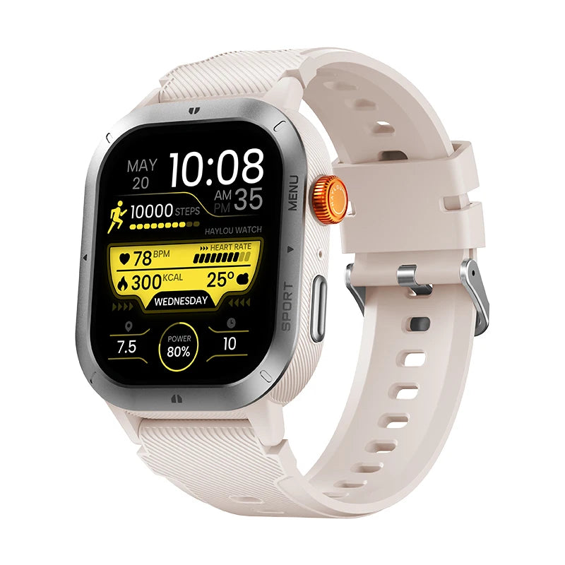 HAYLOU IRON NEO Smartwatch 1.95’’ HD Display 3ATM Waterproof Bluetooth Call 30 Days Battery Life Sport Smart Watch for Outdoor