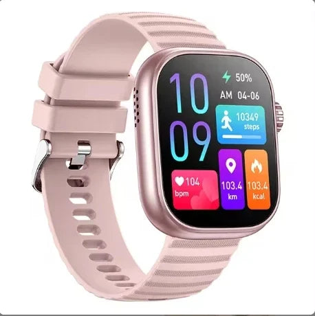2024 Smart Watch Men Women LED Flashlight 100 Sport Modes Fitness Tracker Body Temperature 2.01 Inch Screen Smartwatch Men Wome
