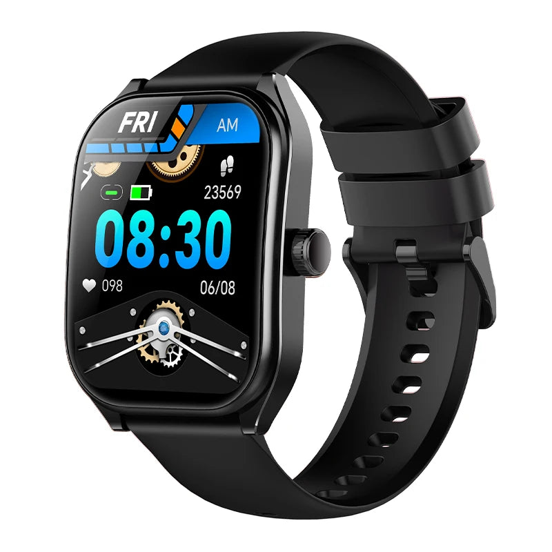 KHwatch 2.01" Curved Screen Smartwatch Men Call Sports Waterproof Wrist Watches Fitness Bracelet Women Watch Clock Smart Watch