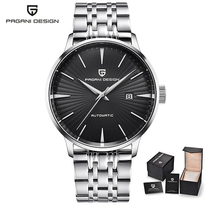 2025 New PAGANI DESIGN Men's Watches Fashion Sports Gold Watch For Men Automatic Mechanical Wristwatches Men Waterproof Leather