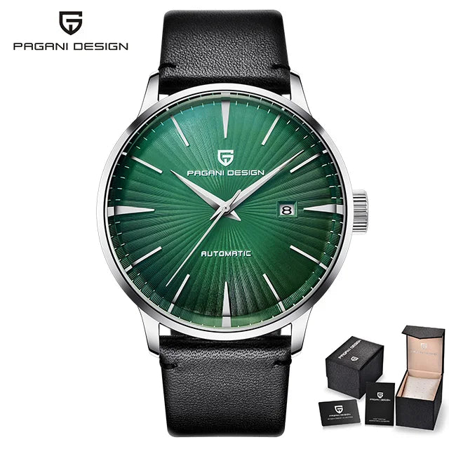 2025 New PAGANI DESIGN Men's Watches Fashion Sports Gold Watch For Men Automatic Mechanical Wristwatches Men Waterproof Leather