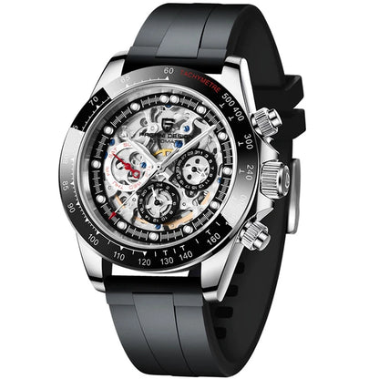 PAGANI DESIGN Top Luxury Brand Mechanical Automatic Watch Men Ceramic Bezel Rainbow Business Waterproof Watch Relogio Masculino