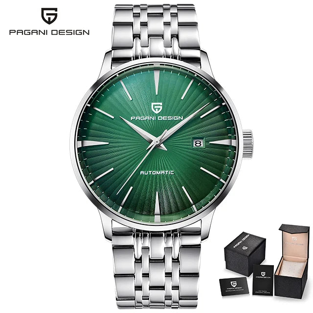 2025 New PAGANI DESIGN Men's Watches Fashion Sports Gold Watch For Men Automatic Mechanical Wristwatches Men Waterproof Leather