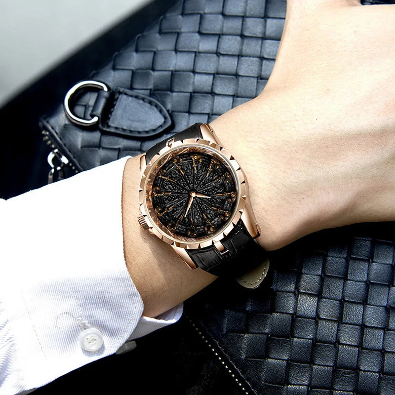 ZH20 Vintage Personalized Men's Watch Classic Twelve Knights Quartz Watch Fashion Clock Birthday Gift