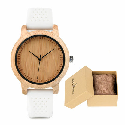 BOBO BIRD Wooden Watches for Men & Women Leather Strap Quartz Watches Support OEM Customized Dropshipping