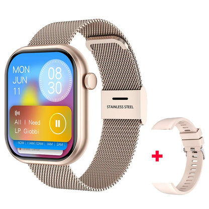 Xiaomi Lady Watches  2026 New Smart Watch Women Full Touch Screen Bluetooth Call Waterproof Sport Fitness Tracker Smartwatch Men