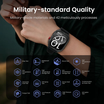 HAYLOU IRON NEO Smartwatch 1.95’’ HD Display 3ATM Waterproof Bluetooth Call 30 Days Battery Life Sport Smart Watch for Outdoor