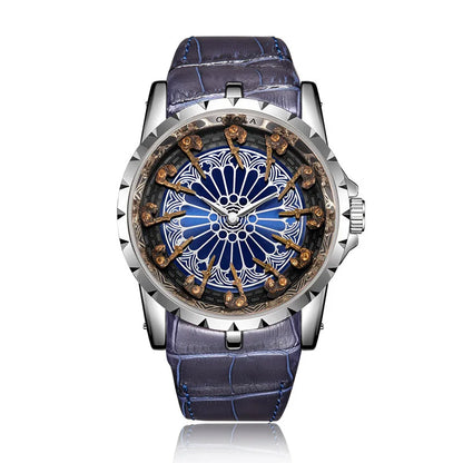 ZH20 Vintage Personalized Men's Watch Classic Twelve Knights Quartz Watch Fashion Clock Birthday Gift