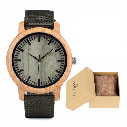 BOBO BIRD Wooden Watches for Men & Women Leather Strap Quartz Watches Support OEM Customized Dropshipping