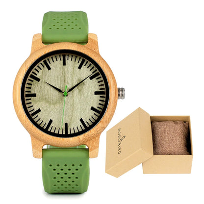 BOBO BIRD Wooden Watches for Men & Women Leather Strap Quartz Watches Support OEM Customized Dropshipping