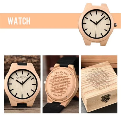 BOBO BIRD Wooden Men Watches Handmade Leaf Dial Custom Blessing Natural Wristwatch Distinctive Wooden Gift Support Dropshipping