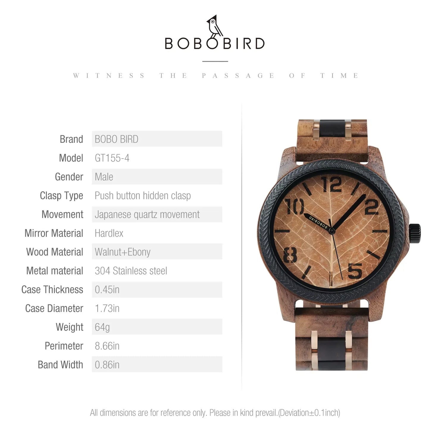 BOBO BIRD Wooden Men Watches Handmade Leaf Dial Custom Blessing Natural Wristwatch Distinctive Wooden Gift Support Dropshipping
