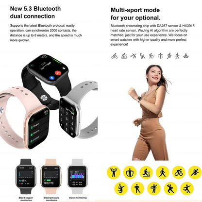New2025 For Apple GPS Watch 10 Smart Watch NFC Men HD AMOLED Memory Music 3D Surround Bluetooth Call Waterproof Smartwatch Woman