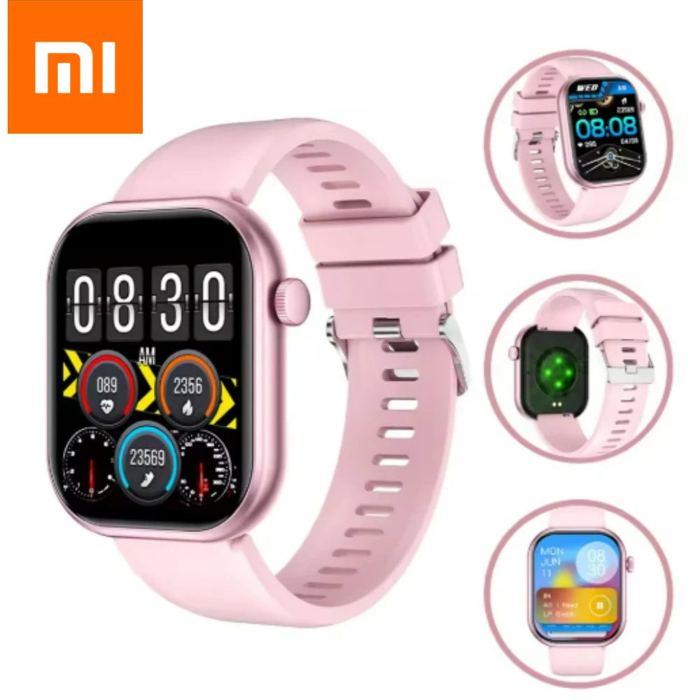 Xiaomi Lady Watches  2026 New Smart Watch Women Full Touch Screen Bluetooth Call Waterproof Sport Fitness Tracker Smartwatch Men