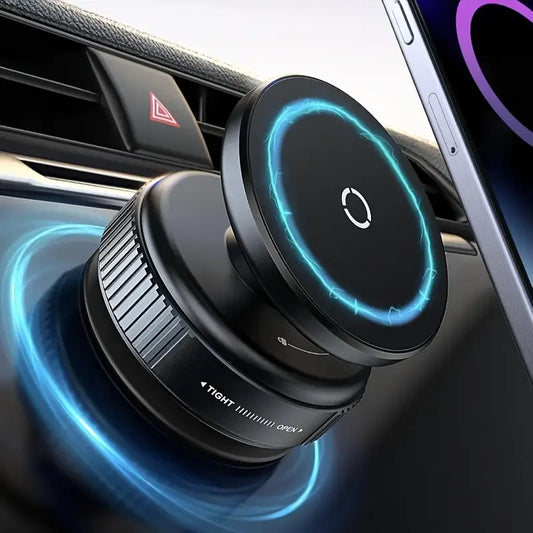 Vacuum Suction Magnetic Car Phone Holder for Glass Surface Easy-install Universal Phone Holder for iPhone Samsung