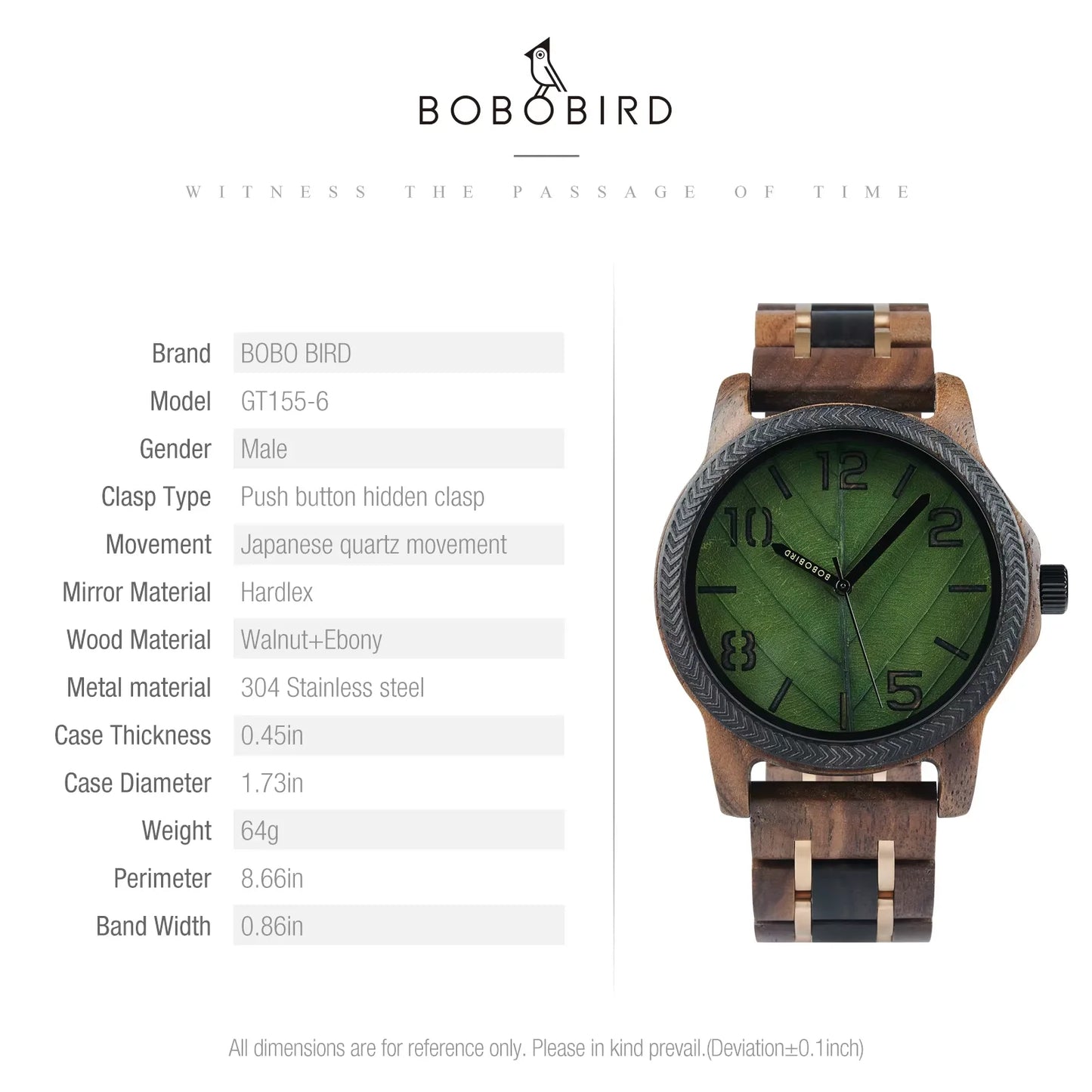 BOBO BIRD Wooden Men Watches Handmade Leaf Dial Custom Blessing Natural Wristwatch Distinctive Wooden Gift Support Dropshipping