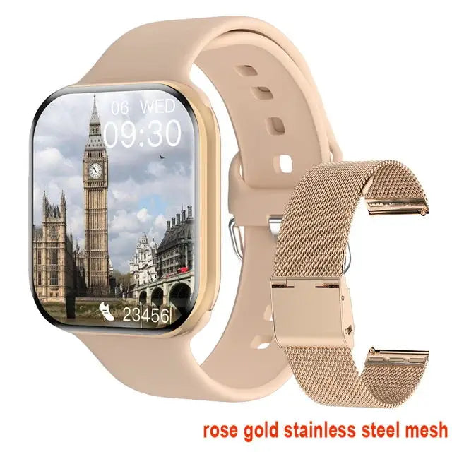 2025 GPS Smart Watch Women Series 10 Screen Bluetooth Call Heart Rate Blood Pressure Men Smartwatch for Apple Watch IWO Watch 10