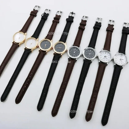 Personalized Elegant Female Student Watch Female Fashion Simple Small Watch Table Leather Strap Wristwatch Relogio Feminino