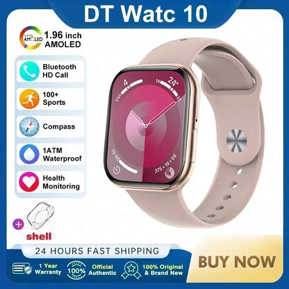 2025 New for Apple Watch 10 Smart Watch 4G Memory Music Video Bluetooth Call Waterproof Smartwatch For Android IOS TWS Earphones