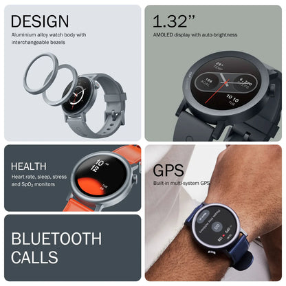 Global Version CMF by Nothing Watch Pro 2 1.32" AMOLED Display Bluetooth Calls with AI Noise Reduction CMF Watch Pro 2