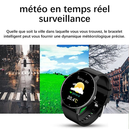 LIGE 2025 New Smart Watch Men Full Touch Screen Sport Fitness Watch IP67 Waterproof Bluetooth For Android ios smartwatch Men+box