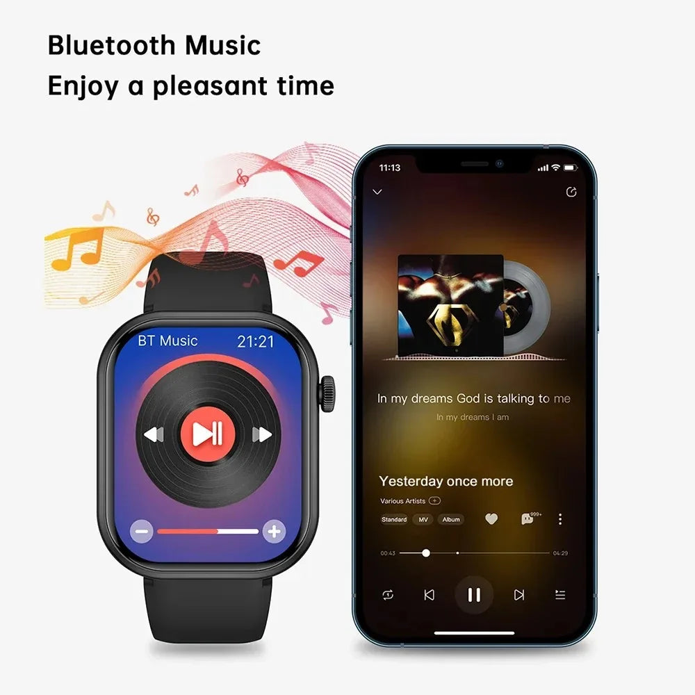 Xiaomi Lady Watches  2026 New Smart Watch Women Full Touch Screen Bluetooth Call Waterproof Sport Fitness Tracker Smartwatch Men